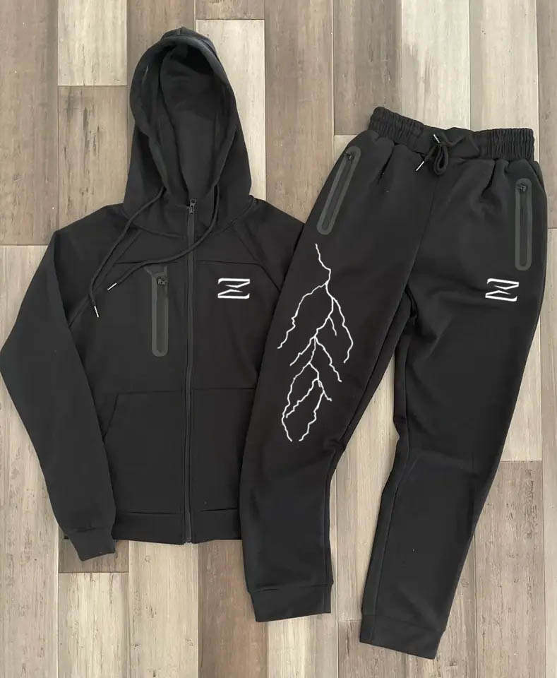 Copy of Spiral Athletics Track Suit Black